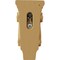 Ekena Millwork 3"W x 1 3/4"D x 6"H Extra Small Acanthus Pilaster Wood Corbel, Alder CORW03X02X06PAAL - alternate 2